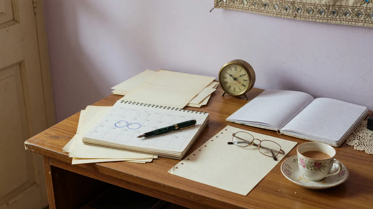 Editorial methodology — desk stack